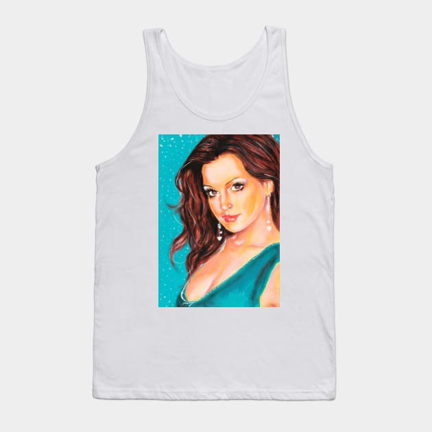 Anne Hathaway Tank Top by Svetlana Pelin